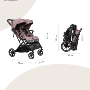 Cochecito Gemelar – Tour Twin Max